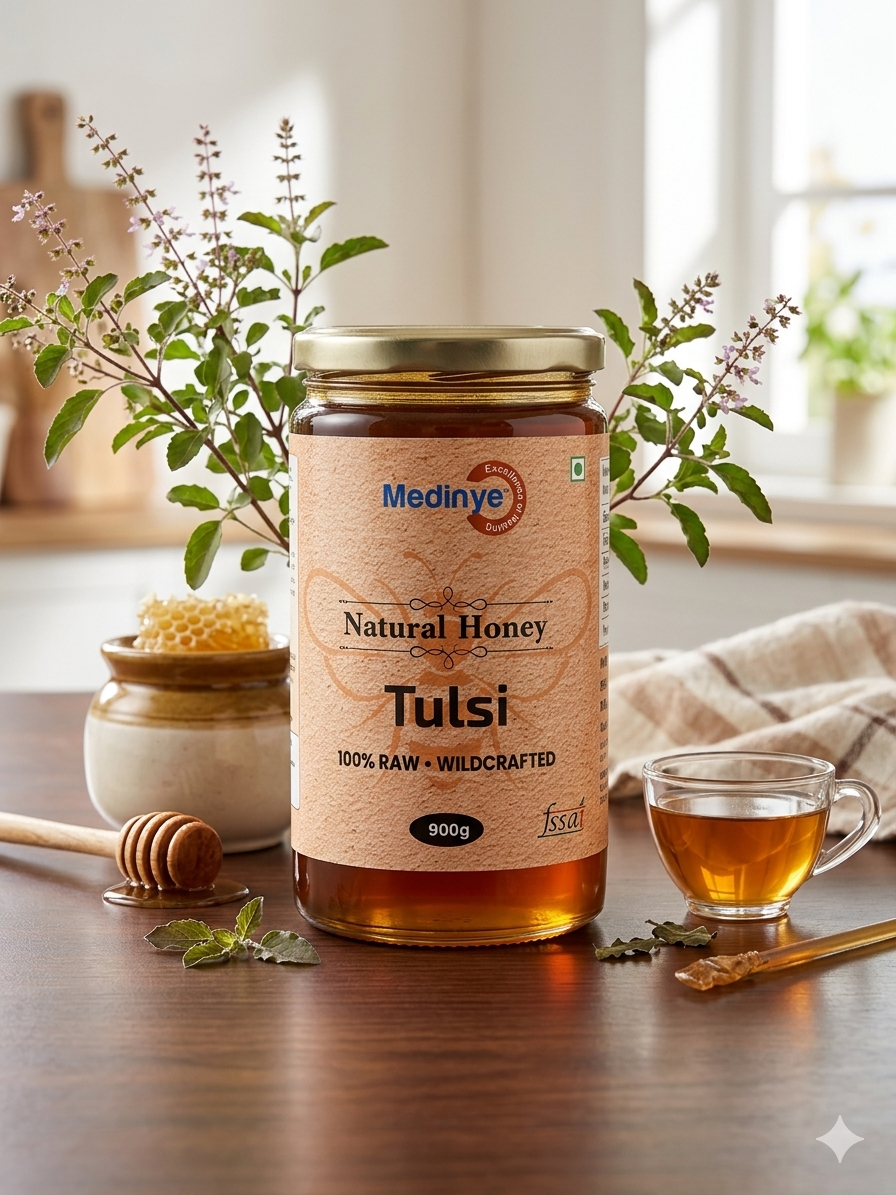 Natural Tulsi Honey-  100% Pure & Raw Immunity Booster