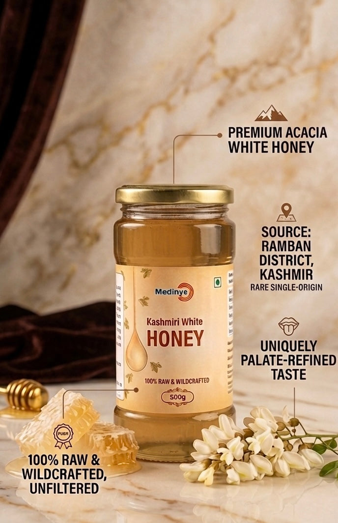 Medinye Kashmiri White Honey