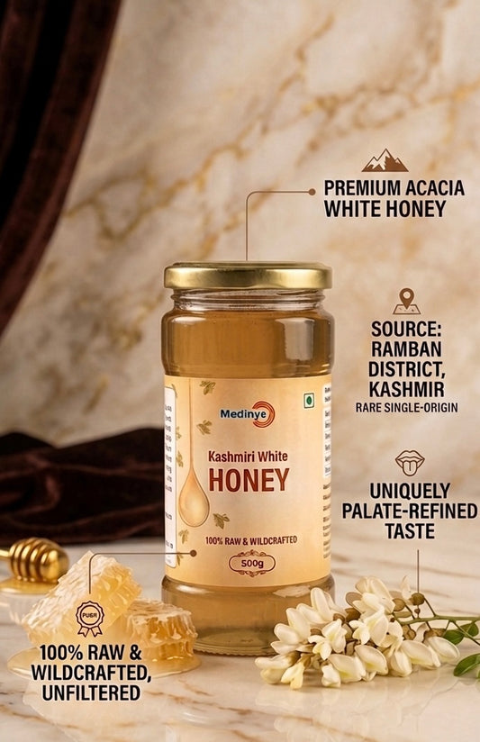 Medinye Kashmiri White Honey